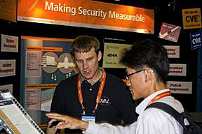 Making Security Measurable booth at RSA 2009