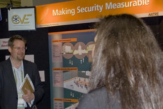 Photo from Making Security Measurable booth at RSA 2010