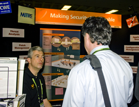 Photo from Making Security Measurable booth at RSA 2010
